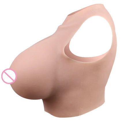 U-Charmmore H Cup Silicone Breast Forms Breastplate Fake Boobs For Crossdresser Drag Queen Cosplayer Transgender