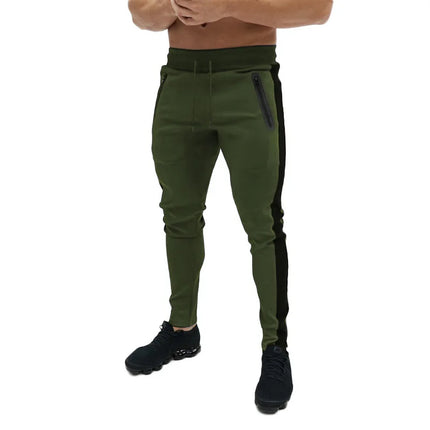 2022 new Sweatpants Streetwear Trousers Men's Pants Stripes Drawstring Zipper Pockets Cargo Pants Men's Overalls Running pants