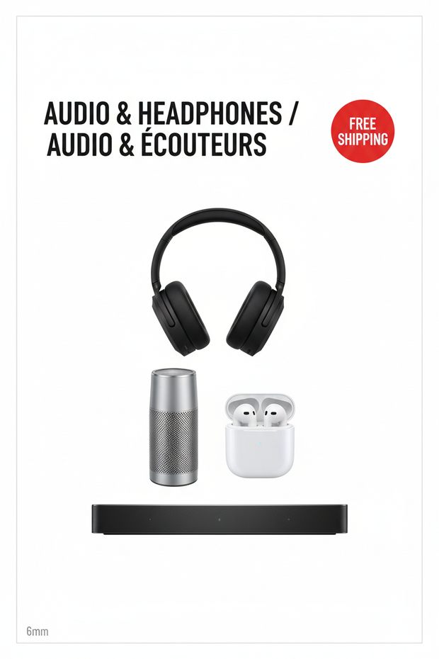Audio & Headphones Collection Banner