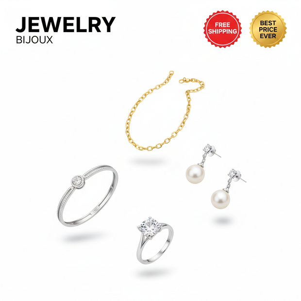 BIJOUX Mobile fond blanc