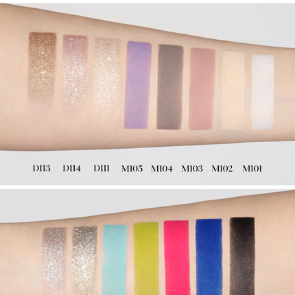JOOCYEE Eyeshadow Single eye shadow Long-lasting blusher Natural Easy to blend matte smoked daily portable Makeup Cosmetics