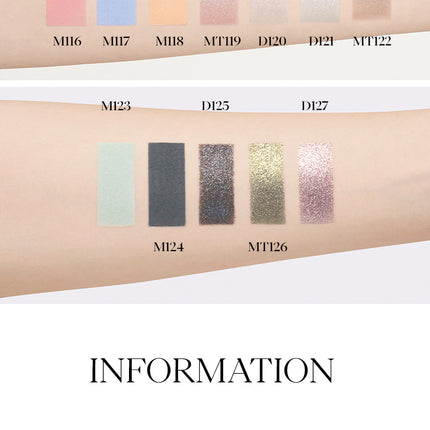 JOOCYEE Eyeshadow Single eye shadow Long-lasting blusher Natural Easy to blend matte smoked daily portable Makeup Cosmetics