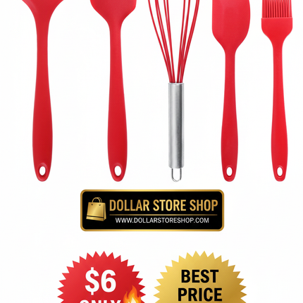 Silicone Cooking Spatula Set / Ensemble Spatules Cuisine Silicone
