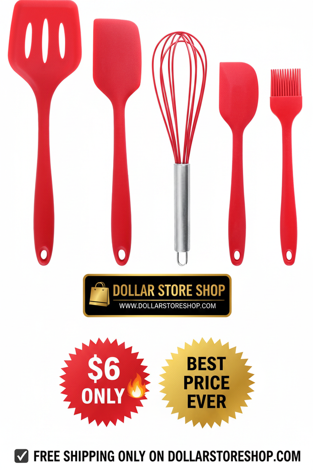 Silicone Cooking Spatula Set / Ensemble Spatules Cuisine Silicone