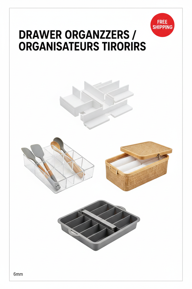 Drawer Organizers Collection Banner