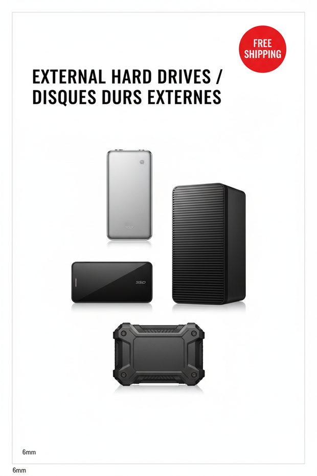 External Hard Drives Collection Banner
