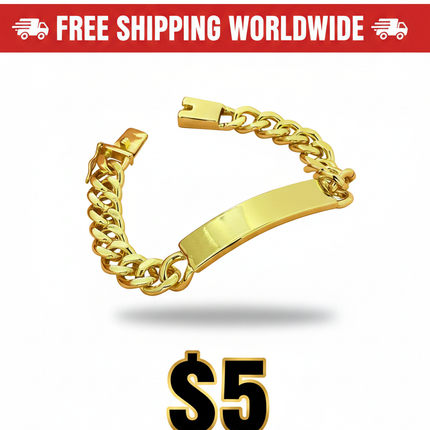 18k gold plated bracelet / bracelet plaqué or 18k
