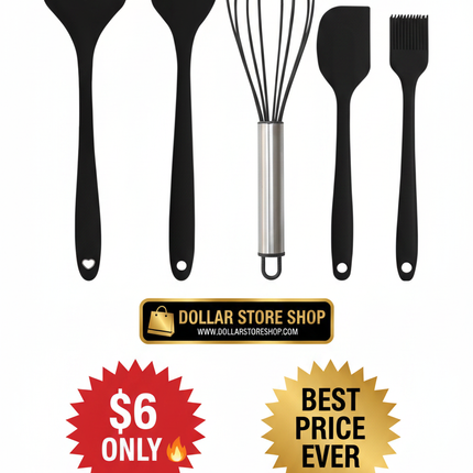 Silicone Cooking Spatula Set / Ensemble Spatules Cuisine Silicone