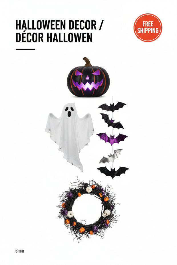 Halloween Decor Collection Banner