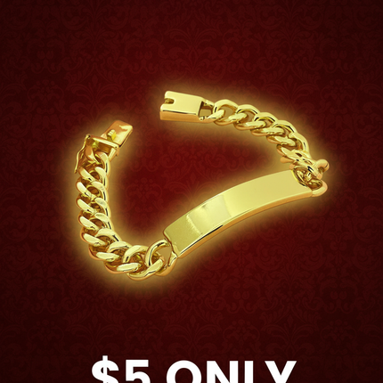 18k gold plated bracelet / bracelet plaqué or 18k