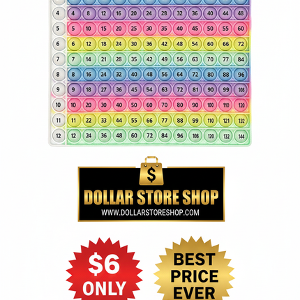 Math Practice Board / Tableau de Multiplication