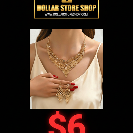 rhinestone jewelry set / parure strass