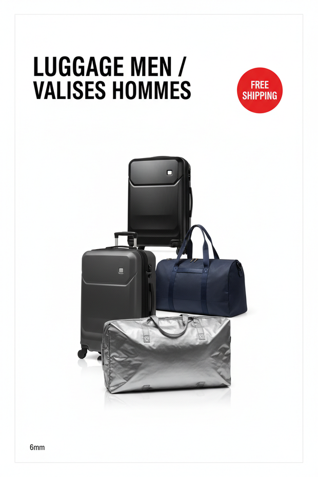 Luggage Men Collection Banner