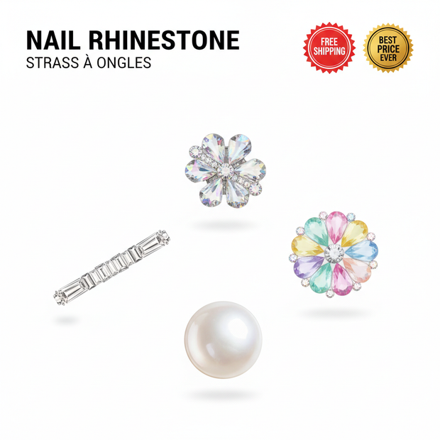 Nail Rhinestone Mobile Banner