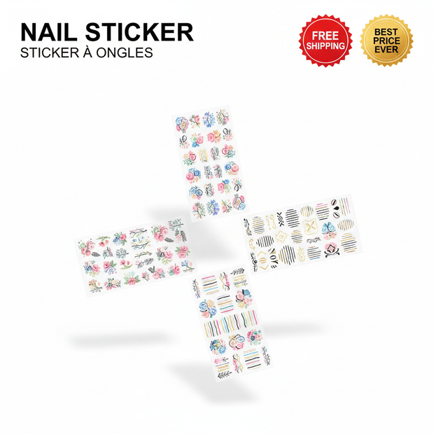 Nail Sticker Mobile Banner