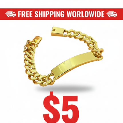 18k gold plated bracelet / bracelet plaqué or 18k