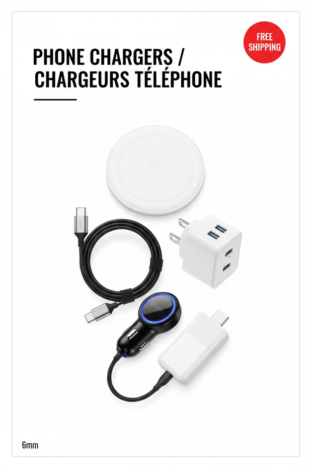 Phone Chargers Collection Banner