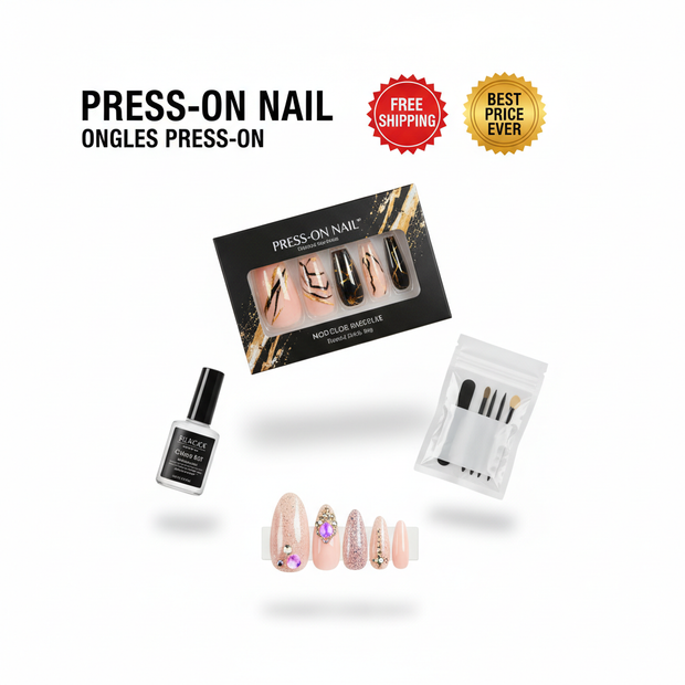 Press-On Nail Banner Mobile