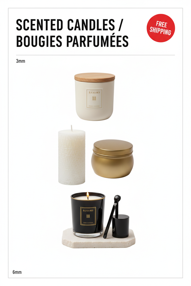 Scented Candles Collection Banner