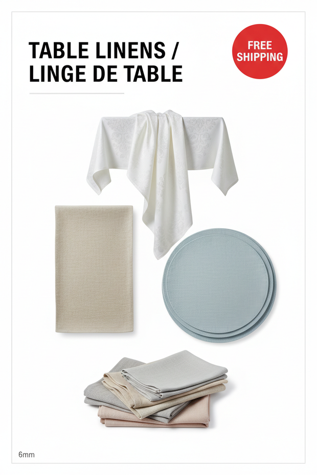 Table Linens Collection Banner