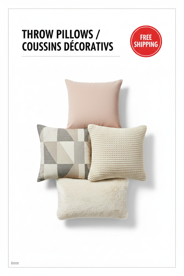 Throw Pillows Collection Banner