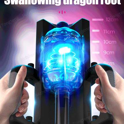 Easylove King Automatic Quickshot Male Masturbator Cup Electric Penis Stroking Telescopic Cock Stroker Auto Pocket Pussy Sleeve