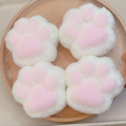 Mochi Taba Squishy NEW Fidget Toy Kawaii Plush Cat Paw Silicone Small Cute Pink Cat Foot Pinching Pinching and Decompressing Toy