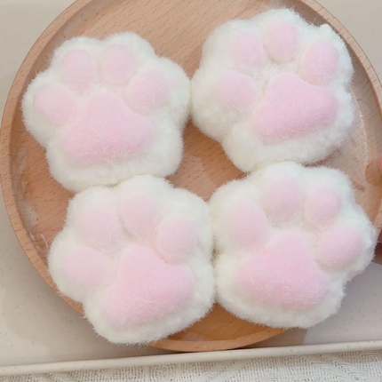 Mochi Taba Squishy NEW Fidget Toy Kawaii Plush Cat Paw Silicone Small Cute Pink Cat Foot Pinching Pinching and Decompressing Toy