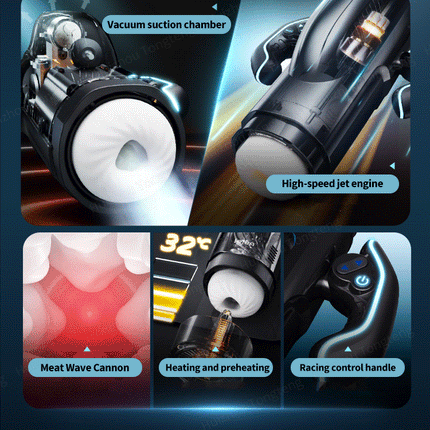 LETEN Automatic Male Masturbator with Sucking Thrusting Modes Heating Stroker Blowiob Machine LCD Display Adult Sex Toy for Men